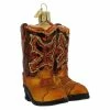 Cheapest ❤️ Traditions Beige & Brown Cowboy 🥾 Boots Ornament 🛒