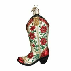 Coupon ❤️ Traditions 🎅 Christmas Cowgirl Boot Ornament 😉