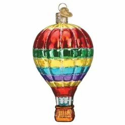 New 😉 Traditions Vibrant Hot Air Balloon Ornament ⭐