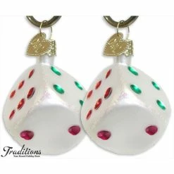 Outlet ✔️ Traditions Dice Ornaments Set/2 ⌛