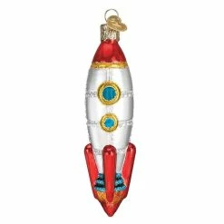 Brand new 👏 Traditions Toy Rocket Ship Ornament ✔️