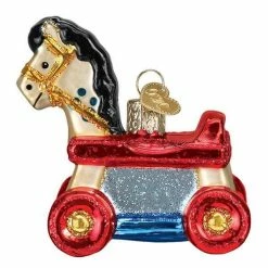 Outlet 🌟 Traditions Rolling Horse Toy Ornament 😀
