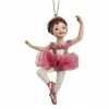 Deals ❤️ Traditions Precious Little Brunette Girl Ballerina Ornament 🤩