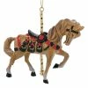 Flash Sale ⌛ Traditions Tan Prancing Carousel Horse Ornament 🔔 -Nutcracker Ornaments Shop C8523b