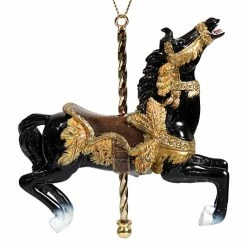 Top 10 😉 Traditions Black Decorated Carousel Horse Ornament ❤️