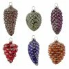 Cheap ⌛ Traditions Boxed Glass Pine Cone Ornaments Set/6 😍