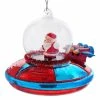 Outlet ❤️ Traditions Hand-Painted Glass Spaceship Ornament With Santa ❤️ -Nutcracker Ornaments Shop CCOXS1651