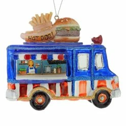 Best Sale โ๏ธ Traditions Glass Hot ๐ถ Dog Truck Ornament ๐