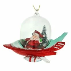 Cheapest 😀 Traditions Mid-Century Spaceship Santa Ornament ❤️