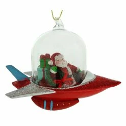 Best Sale ⭐ Traditions Mid-Century Spaceship Santa With Presents Ornament ⌛