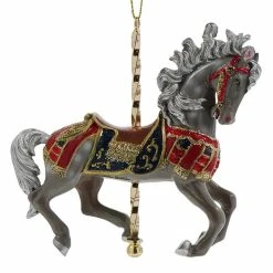 Budget 👍 Traditions Carousel Regal White Horse Ornament ⌛