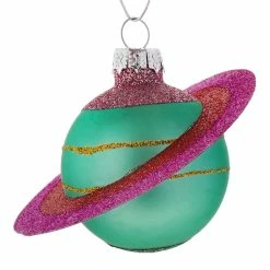 Cheap 🔔 Traditions Turquoise Cosmic Saturn Ornament ⌛