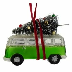 Best deal ⭐ Traditions Green Bus With Tree Ornament 👍