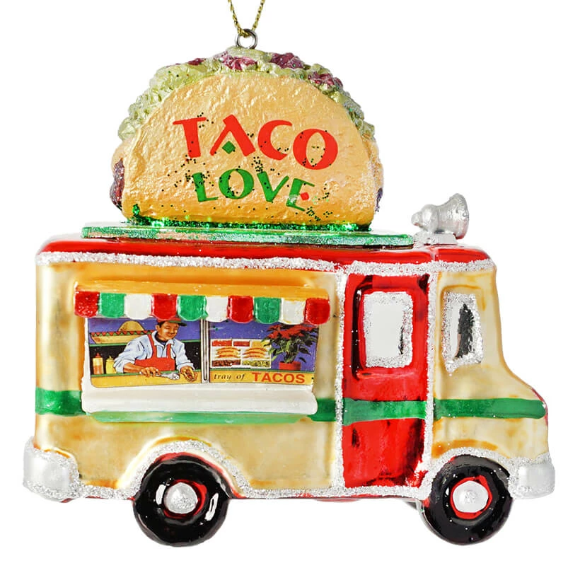 Cheap ๐คฉ Traditions Glass Taco Truck Ornament ๐ 3 Cheap ๐คฉ Traditions Glass Taco Truck Ornament ๐