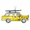 Best Pirce 🔔 Traditions Vintage Yellow Station Wagon With Surfboard Ornament 🛒 -Nutcracker Ornaments Shop GVCG0270y 2