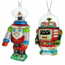 Promo 🔥 Traditions Robot Ornaments Set/2 ❤️