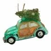 Budget 👍 Traditions Blue Car With Sisal Tree Ornament 💯