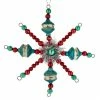 Outlet 😉 Traditions Vintage Silver & Pink Snowflake Ornament 🔔 -Nutcracker Ornaments Shop GVWB0336r