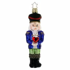 Wholesale π Traditions Joyful Nutcracker Cradling Heart 2022 Ornament π
