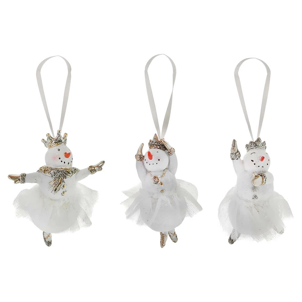 Hot Sale π₯° Traditions Snow Lady Ballerinas With Tulle Tutu Ornaments Set/3 π 3 Hot Sale π₯° Traditions Snow Lady Ballerinas With Tulle Tutu Ornaments Set/3 π