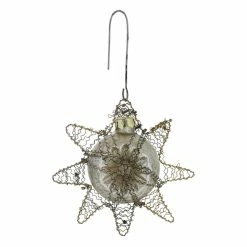 Best deal 🧨 Traditions Silver Wire Wrapped Mercury Glass Star Ornament 🥰