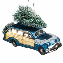 Budget 😍 Traditions Blue ❄ Christmas Car Ornament 🔥