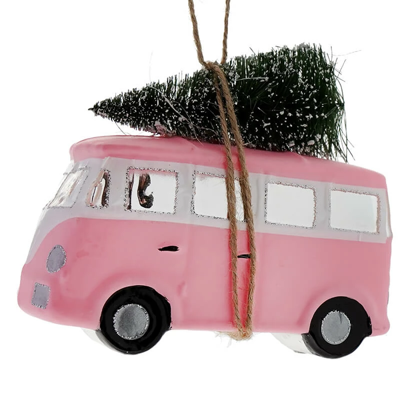 Top 10 β Traditions Pink Van With π Christmas Tree Ornament π 3 Top 10 β Traditions Pink Van With π Christmas Tree Ornament π