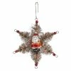 Best Sale 😍 Traditions Santa Tinsel Star Ornament 🔔