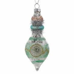 Best reviews of ✔️ Traditions Tinsel & Glittered Glass Vintage Finial Ornament ⭐
