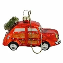 Buy 😍 Traditions Red Retro Woody Car Ornament 😀