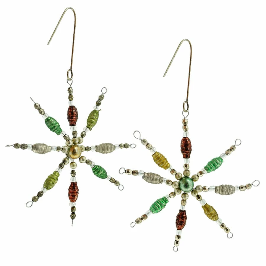 Hot Sale β€οΈ Traditions Glass Bead Starburst Ornaments Set/2 π 3 Hot Sale β€οΈ Traditions Glass Bead Starburst Ornaments Set/2 π