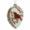 Deals 😀 Traditions Cardinal On Branch Pine Cone Ornament 👏 -Nutcracker Ornaments Shop SS2371880a
