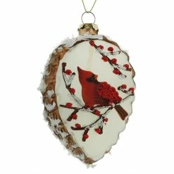 Deals 😀 Traditions Cardinal On Branch Pine Cone Ornament 👏