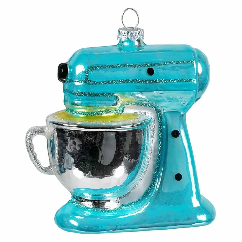Discount ๐ Traditions Blue Glass Mixer Ornament ๐ 3 Discount ๐ Traditions Blue Glass Mixer Ornament ๐