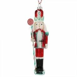 Budget 🛒 Traditions Red Retro Mint Nutcracker Ornament 🤩