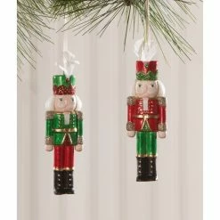 Promo 👏 Traditions Green Traditional Nutcracker Ornament 😍 -Nutcracker Ornaments Shop TL0253 all