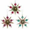 Cheap 🔔 Traditions Pastel Snowflake Ornaments Set/3 😍 -Nutcracker Ornaments Shop XM5175